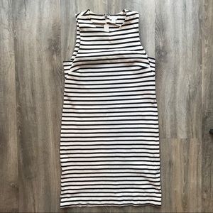 Fossil Linen Striped Dress